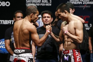 Jose Aldo and Chan Sung Jung
