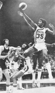Roger Brown during the ABA days as an Indiana Pacer.