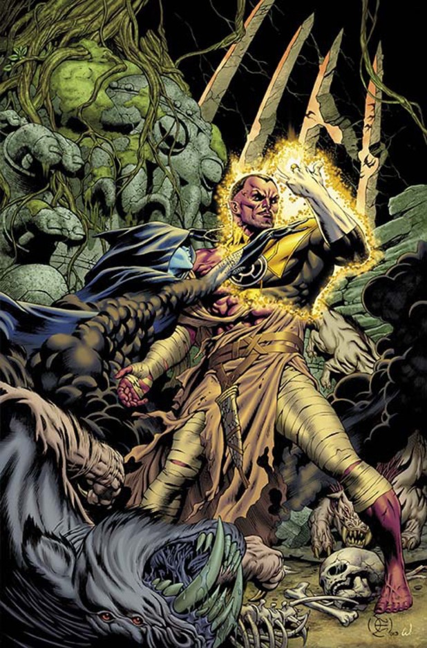 I have no idea what's going on in this image, but ... hey, it's Sinestro!