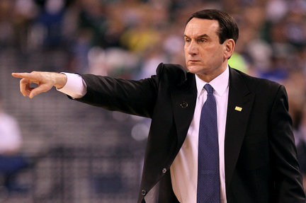 Duke coach Mike Krzyzewski has always given the same advice to his players come tournament time: Beat the teams in front of you, and forget the rest.