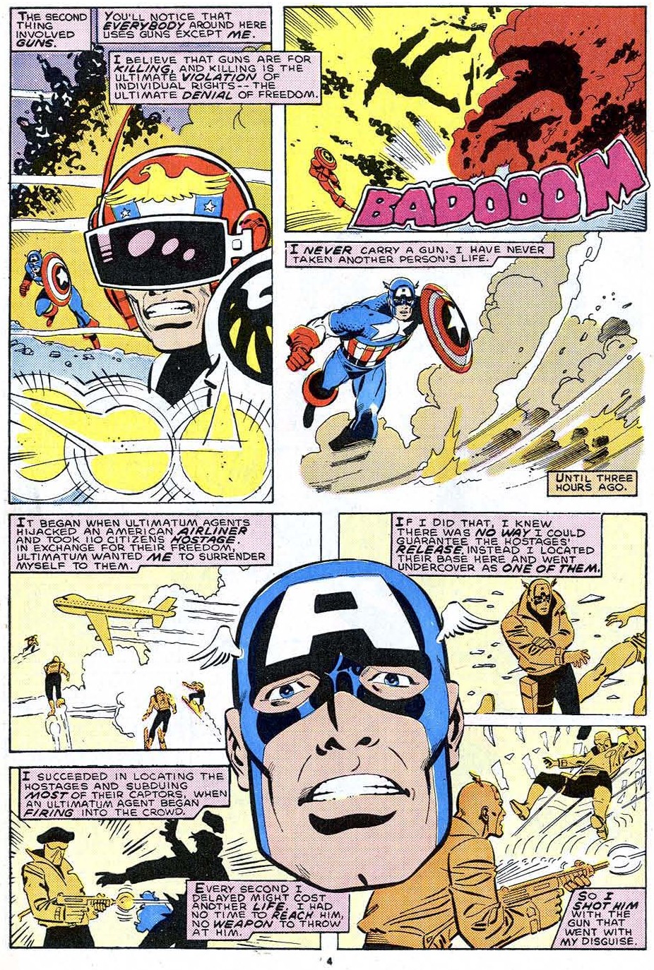 "NEVER! ...Well, except for some Nazis. But Nazis don't count. What about the Japanese, you ask? Look, it was 40 years ago. Statute of limitations gives me a clean slate."