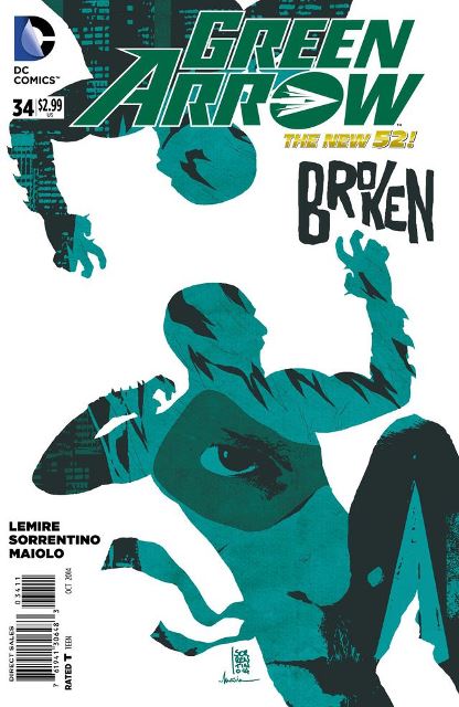 Green Arrow #34 cover