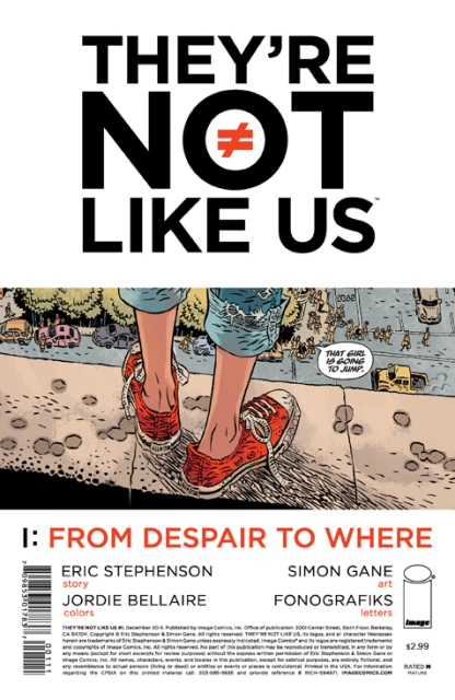They're Not Like Us #1 cover