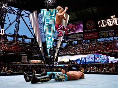 Shawn Michaels makes his return to the grandest stage of them all.