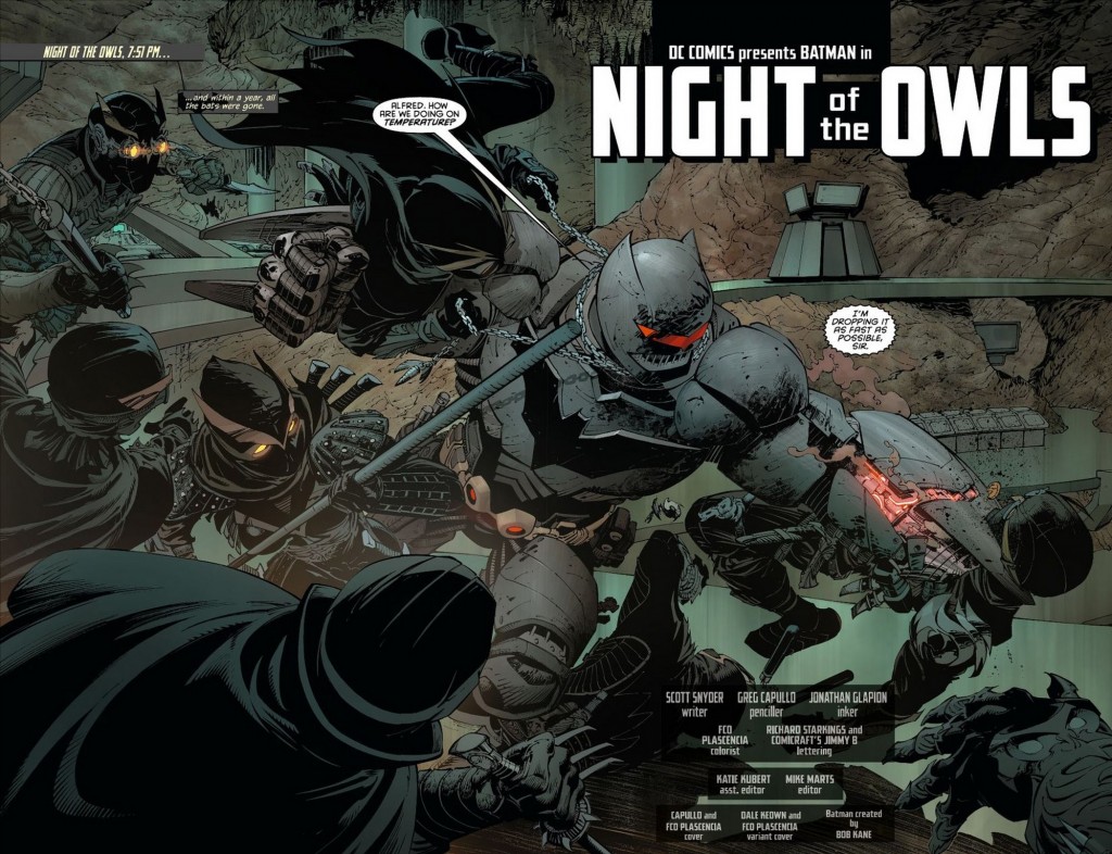 Batman...in a mech suit...beating zombie ninjas. How do you not love that? 