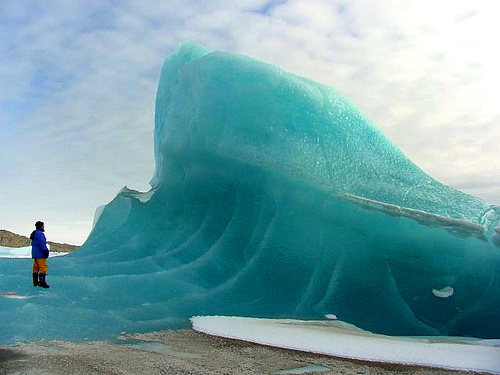 half-melted-ice-formation