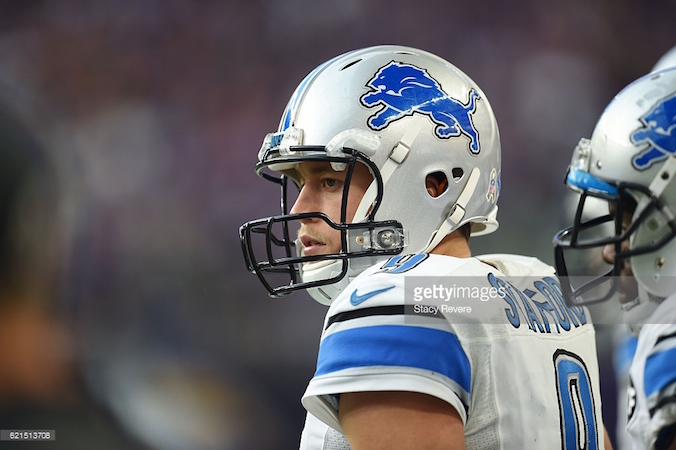 Matthew Stafford and the 5-4 Lions picked up another skin-of-their-teeth win on Sunday.
